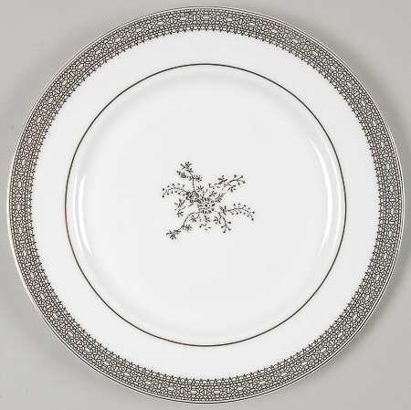 Vera Lace Platinum Tidbit Plate