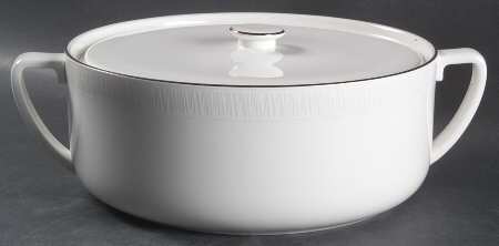 Modern Graphic Round Covered Vegetable