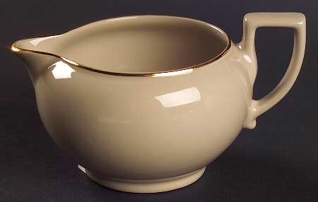 Gilded Drabware Creamer