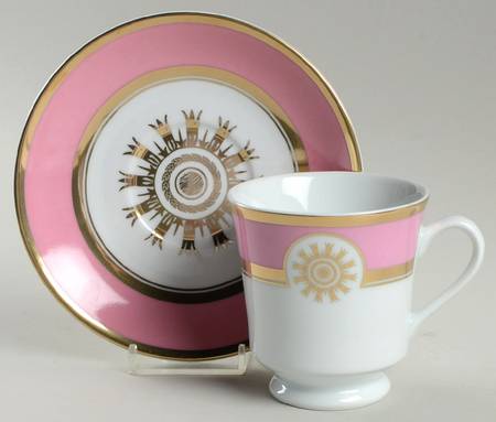 The White House Collection (Black Backstamp) Footed Cup & Saucer Set