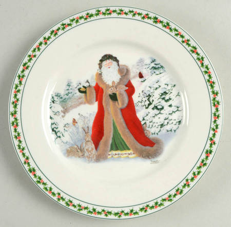 Father Christmas Dessert/Pie Plate