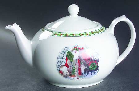 Father Christmas Teapot & Lid