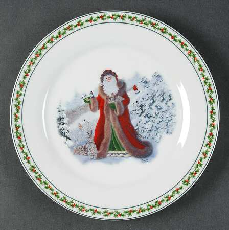 Father Christmas Salad Plate