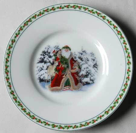 Father Christmas Saucer for Flat Cup