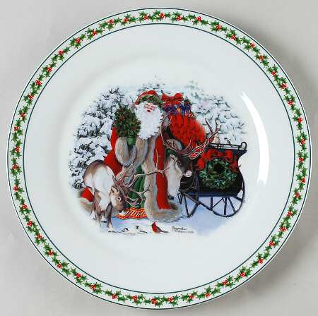 Father Christmas Dinner Plate