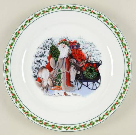 Father Christmas 11" Chop Plate (Round Platter)