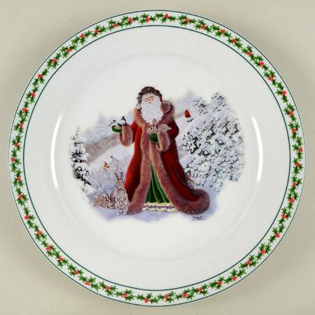 Father Christmas 11" Chop Plate (Round Platter)