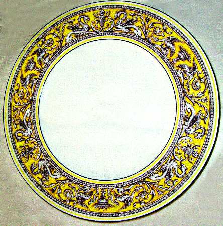 Florentine (Yellow Band, No Center Design) by Wedgwood