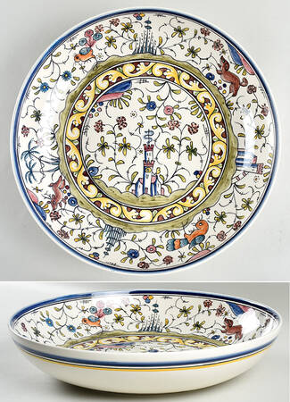 Provence (Castle Center) 14" Round Serving Bowl