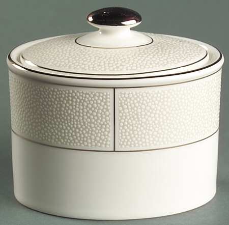 Shagreen Sugar Bowl & Lid