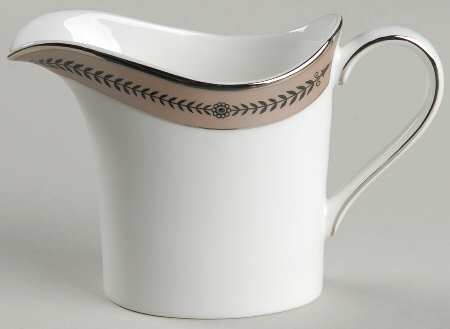 Laurel (Taupe Band, Black Laurel) Creamer