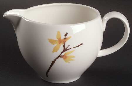 Painted Garden Floral Creamer