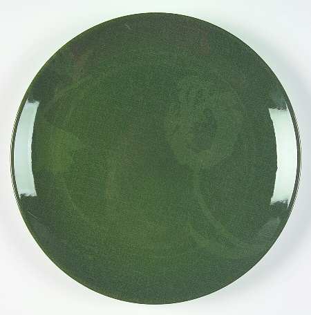 Painted Garden, The (Green Body) Salad Plate