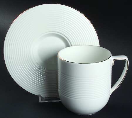 Antibes Gold Breakfast Cup & Saucer Set