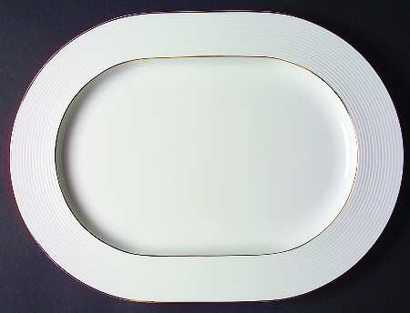Antibes Gold 15" Oval Serving Platter