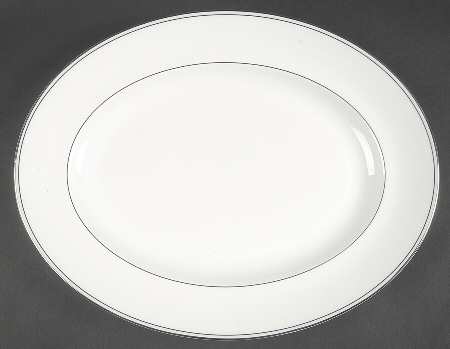 Blue Duchesse 13" Oval Serving Platter