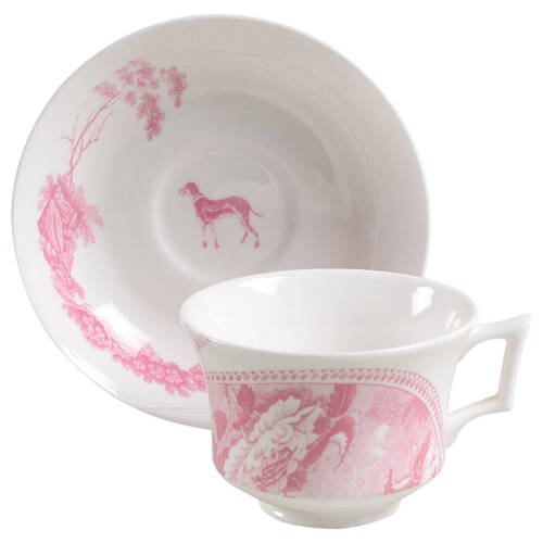 After Landscape Footed Cup & Saucer Set