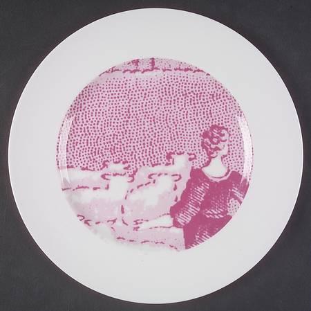After Landscape Dinner Plate by Wedgwood