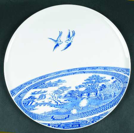 After Willow 12" Chop Plate (Round Platter)