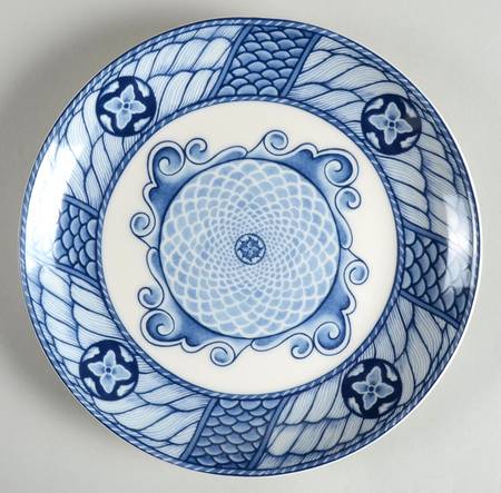 Blue Reverie Salad Plate