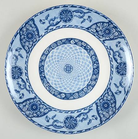 Blue Reverie Large Dinner Plate