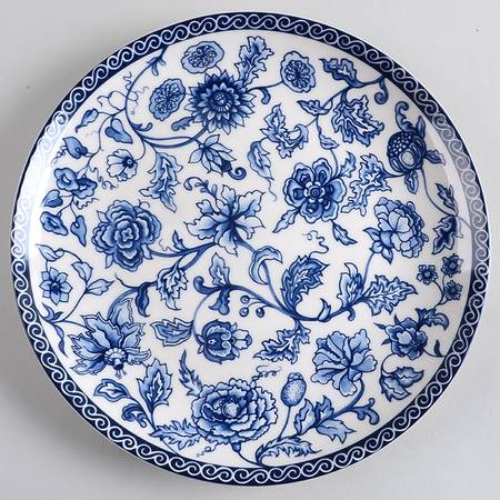 Blue Reverie Large Dinner Plate