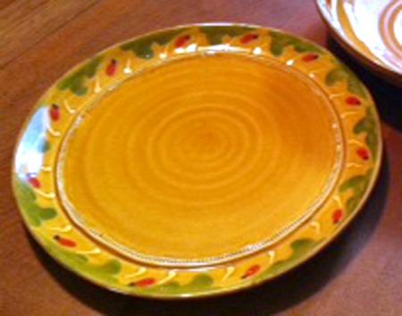 Provencal Caramel Salad Plate