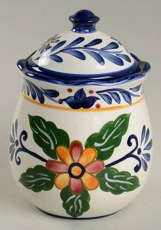 Talavera 4" Canister with Lid & Seal
