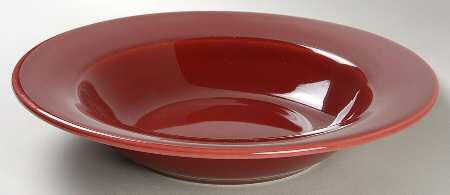 Belvedere Pomegranate (Red) Large Rim Soup Bowl