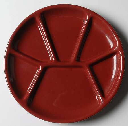 Belvedere Pomegranate (Red) Fondue Plate
