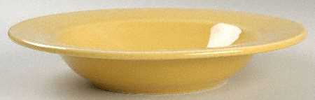 Belvedere Dijon (Yellow) Large Rim Soup Bowl