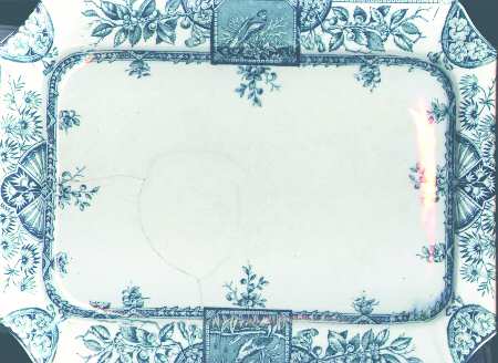 Alexandria Green 12" Oval Serving Platter