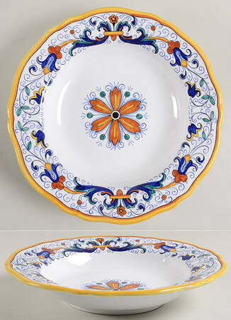 Deruta Large Rim Soup Bowl