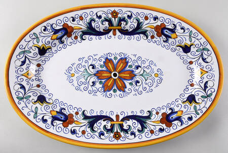 Deruta 16" Oval Serving Platter