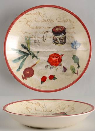 Les Legumes 9" Soup/Pasta Bowl