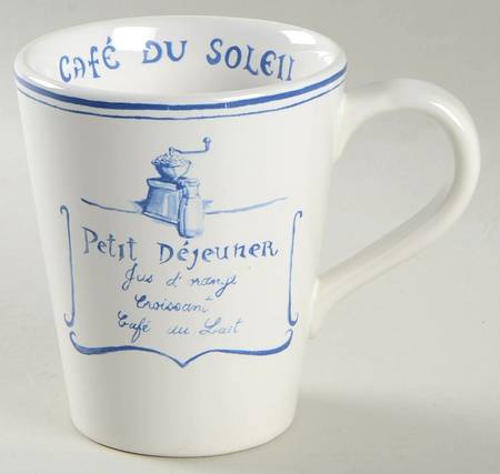 A la Carte Collection Blue Mug