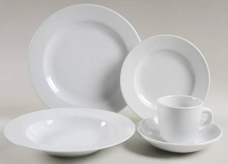 Everyday White 5 Piece Place Setting
