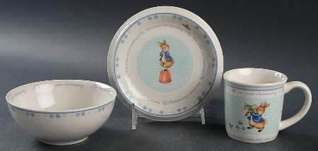 Peter Rabbit Christening (3 Piece) Child's Set