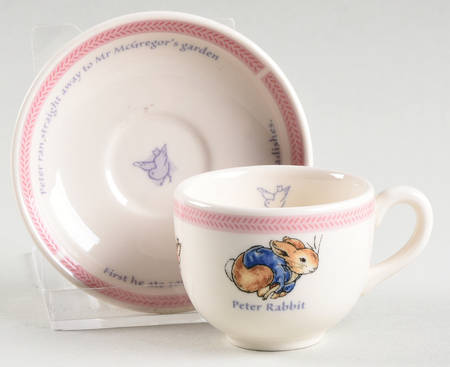 Peter Rabbit New Look Child's Cup & Saucer Set