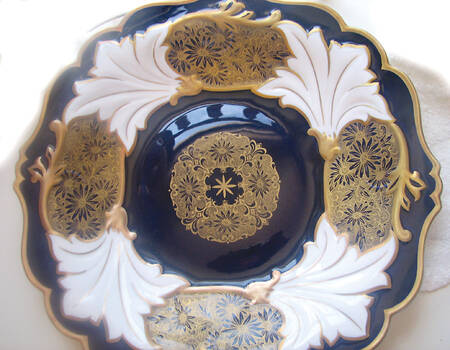 Jutta Cobalt Saucer