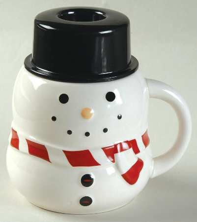 Holiday Snowman Mug & Lid