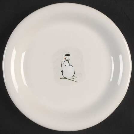 Holiday Snowman Dessert/Pie Plate