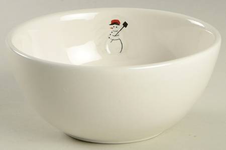 Holiday Snowman Coupe Cereal Bowl