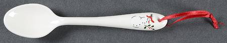 Holiday Snowman Spoon-Teaspoon/Ceramic