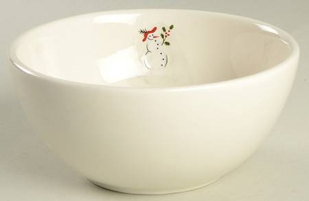 Holiday Snowman Coupe Cereal Bowl
