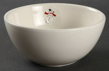Holiday Snowman Coupe Cereal Bowl