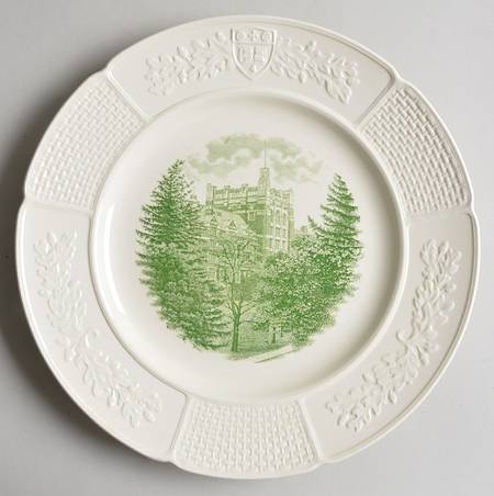 Wellesley College Green Dinner Plate