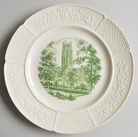 Wellesley College Green Dinner Plate