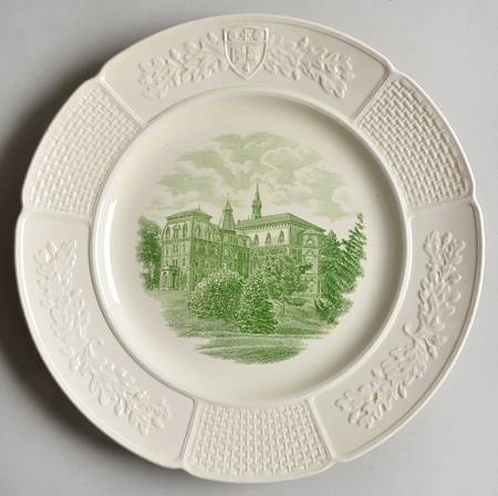 Wellesley College Green Dinner Plate