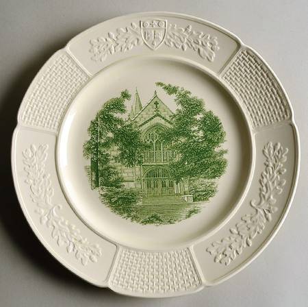 Wellesley College Green Dinner Plate